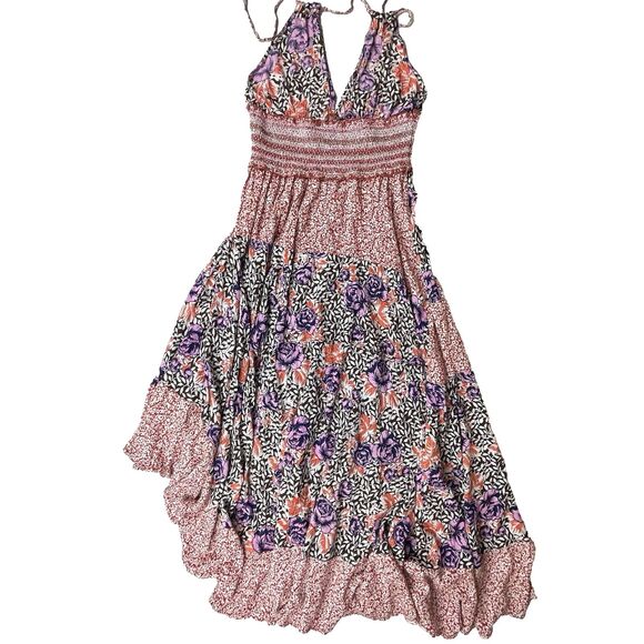 Free People Gabriella Slip Dress Women’s Small Terracotta Whimsical Bohemian - Picture 2 of 16